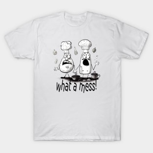 Salt and pepper- What a mess T-Shirt